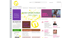Desktop Screenshot of muzeji.lv